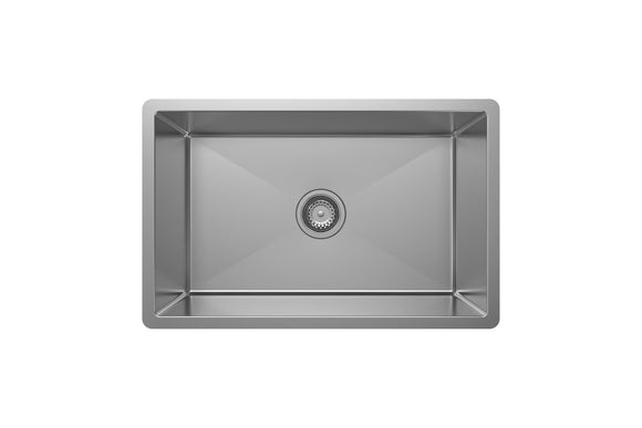 ARRSS710 Arraso 710 Large Single Bowl Brushed Stainless Steel Sink