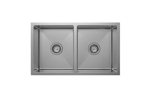 ARRSS770 Arraso 770 Double Bowl Brushed Stainless Steel Sink