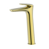 Betina Tall Vessel Basin Mixer Brushed Gold