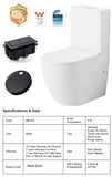 ZUMI Donna Rimless Back To Wall Toilet Suite