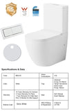 ZUMI Donna Rimless Back To Wall Toilet Suite