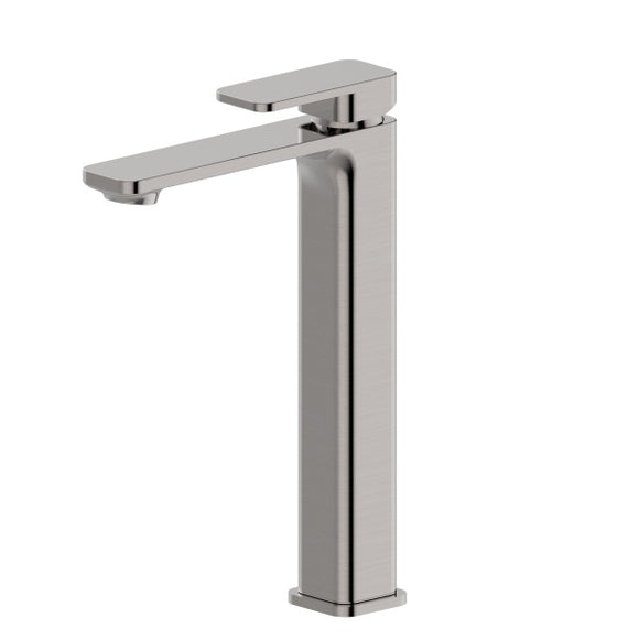 Katrin Tall Vessel Basin Mixer Brushed Nickel