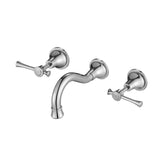 MON007 Montpellier Wall Spa And Sink Set Chrome