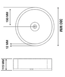 Newform Mid Round Concrete Vessel Basin