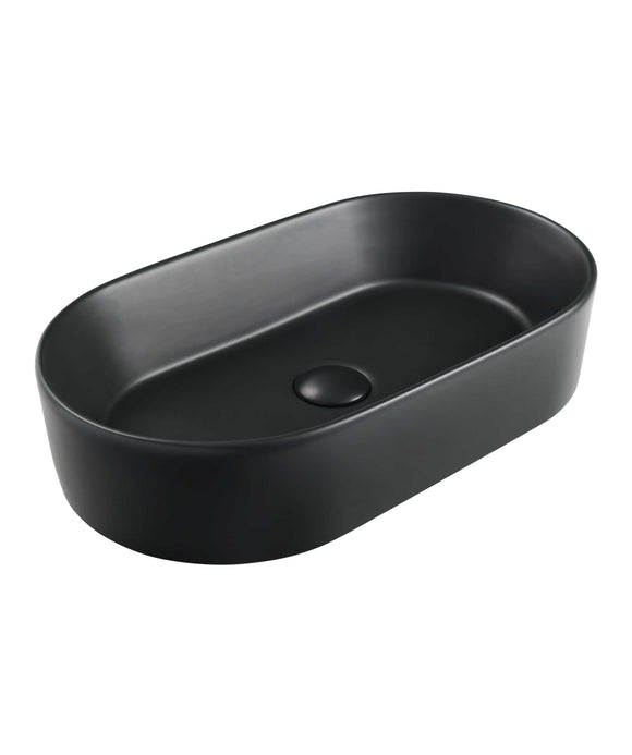 Aurora 530 Above Counter Vessel Basin Matte Black