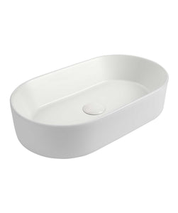 Aurora 530 Above Counter Vessel Basin Gloss White