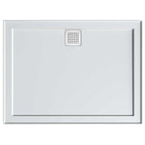 EC1500R Eco 1500mm x 900mm Rear Outlet Shower Base White - Timeless Bathroom Supplies