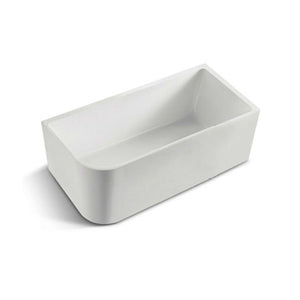 Franca 1500mm RH Corner Freestanding Bath Matte White - Timeless Bathroom Supplies