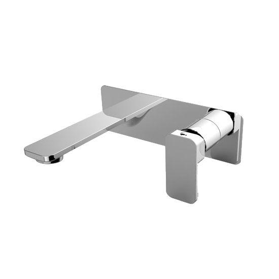 Ivano Chrome Wall Basin/Bath Mixer Set - Timeless Bathroom Supplies